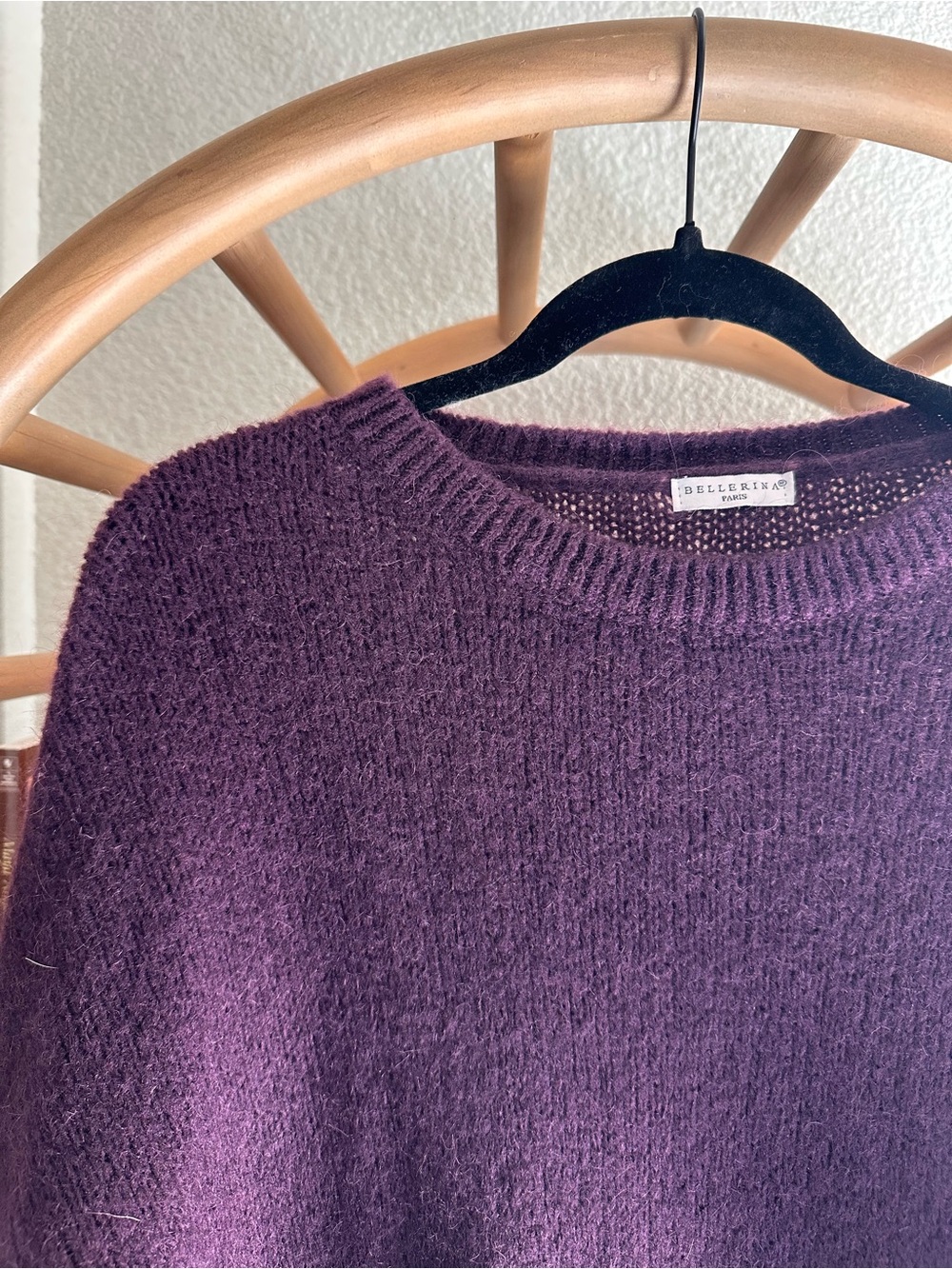Bellerina Purple Long-Sleeve Knit Dress